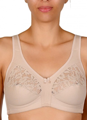 Naturana Cotton Rich Wide Strap Bra